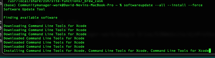 Xcode downloaded
